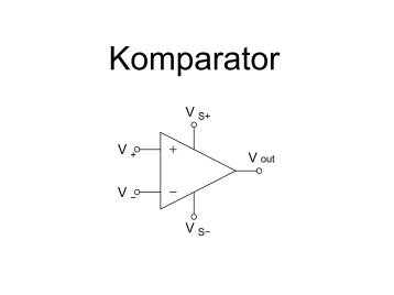 Komparator - Projektlabor - TU Berlin