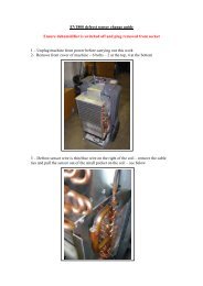 EV1800 defrost sensor change guide - Dri-Eaz UK