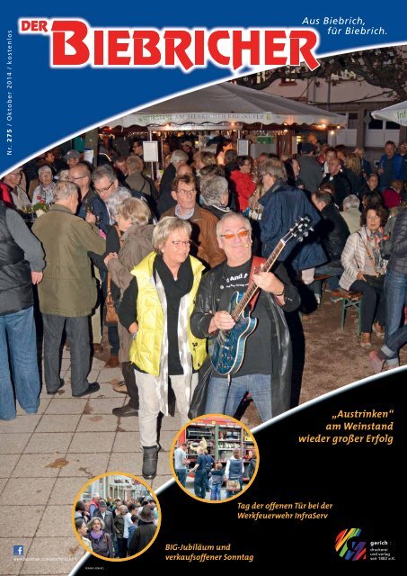 DER BIEBRICHER, Ausgabe 275, Oktober 2014