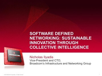 software defined networking - Ethernet Technology Summit