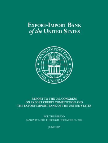 2012 Competitiveness Report - Export-Import Bank of the United ...