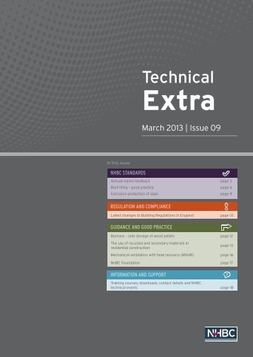 Download Technical Extra 09 pdf - NHBC Home