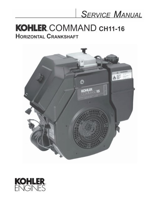 Command Ch11 16 Kohler Engines