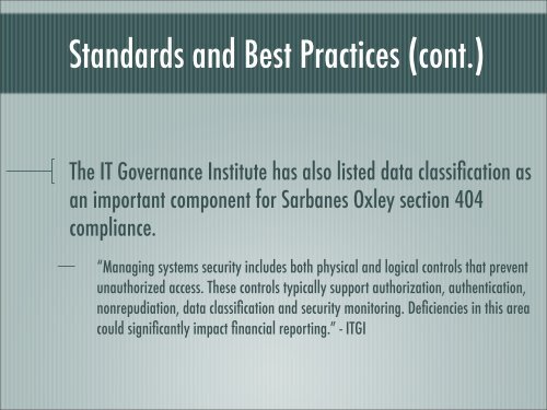 Data Classification and Privacy - Office of Information Technology ...