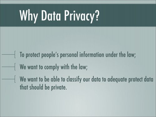 Data Classification and Privacy - Office of Information Technology ...