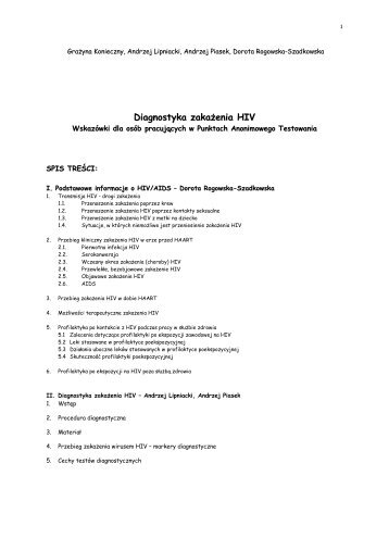 2006 rok - tylko wersja elekrotniczna - Krajowe Centrum ds. AIDS