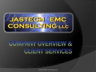 Jastech EMC Consulting Overview and Client Services PDF