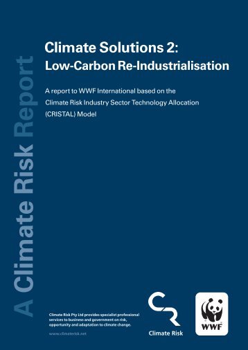 Climate Solutions 2: Low-Carbon Re-Industrialization