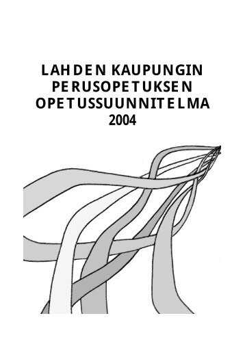 Perusopetuksen opetussuunnitelma - Lahti