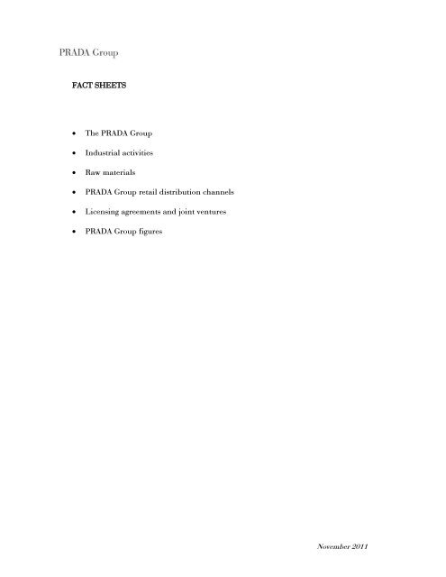 the prada group