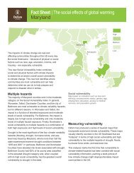 Download fact sheet as PDF - Vulnerability and Climate Change in ...