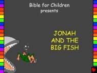 Jonah and the Big Fish English PDA - Bible for Children