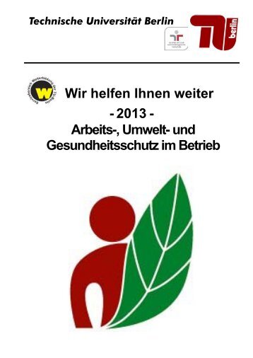 Arbeits-, Umwelt- und Gesundheitsschutz im Betrieb Wir helfen ...