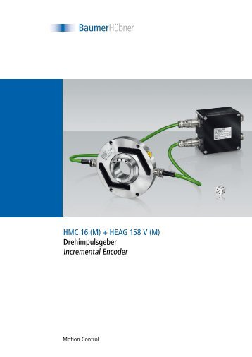 HMC 16 (M) + HEAG 158 V (M) Drehimpulsgeber Incremental Encoder
