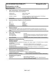 EG-SICHERHEITSDATENBLATT: Mangan(II)-sulfat - MBM Lehrmittel