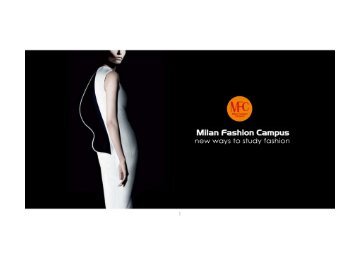 Download Brochure of Milan Fashion Campus - Fashion School