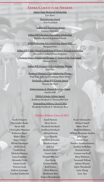 2012SeniorProfileweb.. - Indian Hill School District