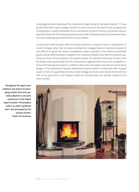 Chapter 7, part 1 - JÃ¸tul stoves and fireplaces