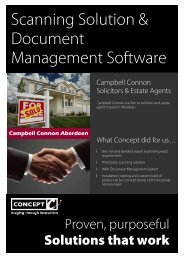 Scanning Solution & Document Management ... - Concept Group