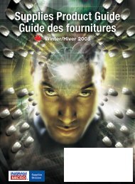 Supplies Product Guide Guide des fournitures - Ingram Micro