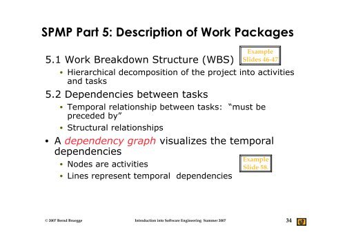 Software Project Management Part 1: Organization - Chair for ...