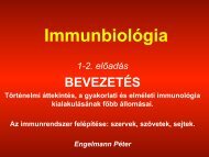 Az immunolâgia, mint tudomâ¡nyâ¡g tÅ¡rtÅ½netÅ½nek â¡ttekintÅ½se ...