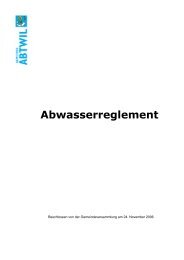 Abwasserreglement - Abtwil