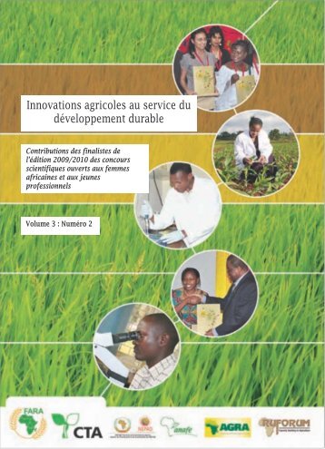 Innovations agricoles au service du dÃ©veloppement durable
