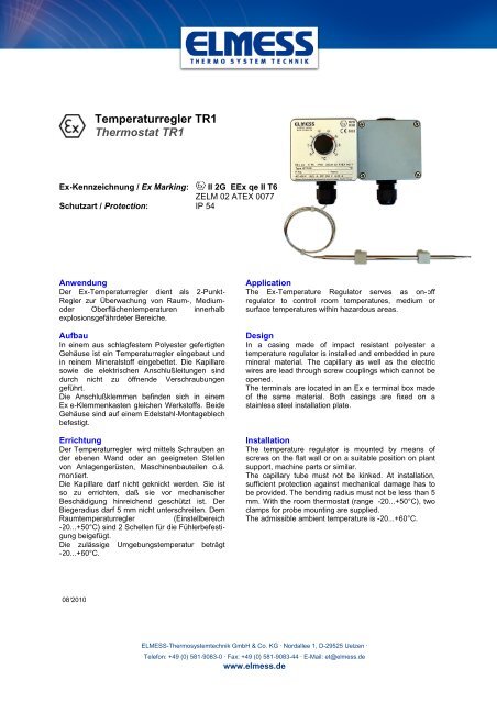 EBERLE TR-2400 N10 Relais-Ausgang Temperaturregler EUR 169,00 - DE