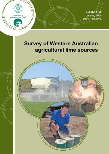 Survey of Western Australian agricultural lime ... - Wheatbelt NRM