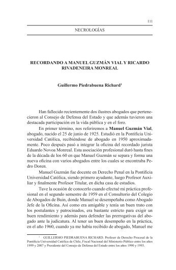 recordando a manuel guzmÃ¡n vial y ricardo rivadeneira monreal