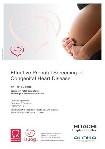 Effective Prenatal Screening of Congenital Heart Disease - isuog