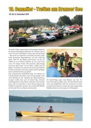 10. Canadier - Treffen am Dranser See - Open Canoe Journal