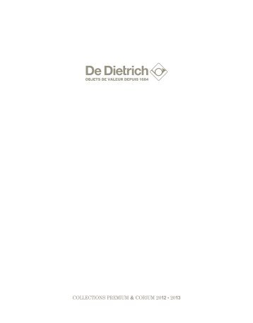 Catalogue 2012-2013 - De Dietrich