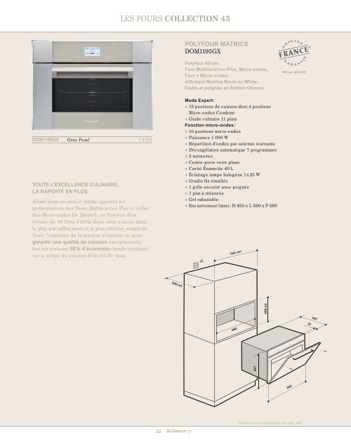 Catalogue 2012-2013 - De Dietrich