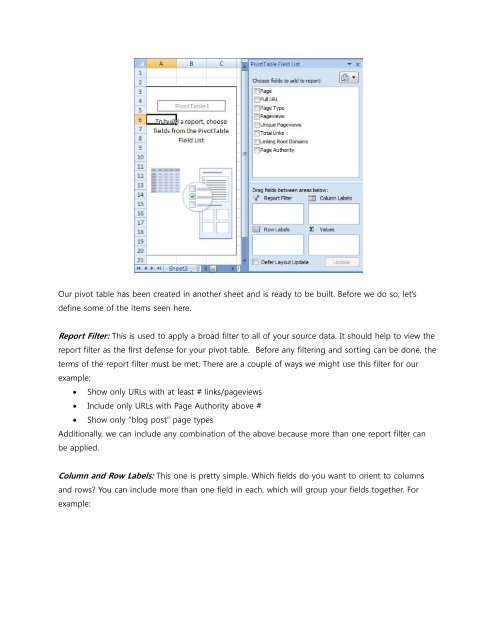 Microsoft Excel for SEOs - Distilled