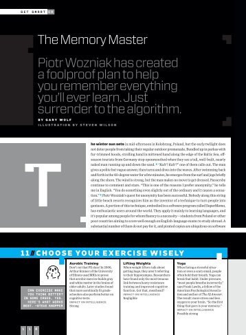 The Memory Master Piotr Wozniak has created a foolproof plan - Wired