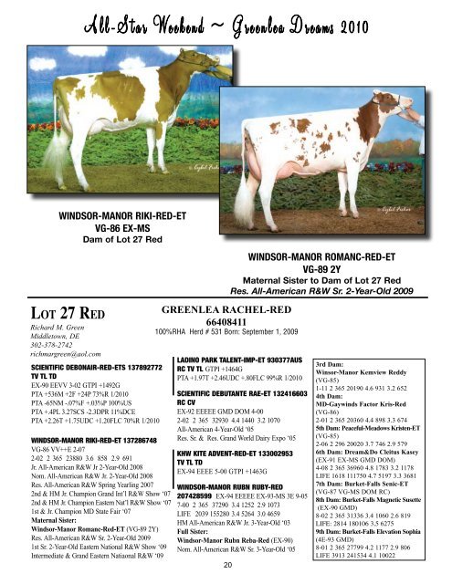 Full Catalog as PDF - Holstein World Online