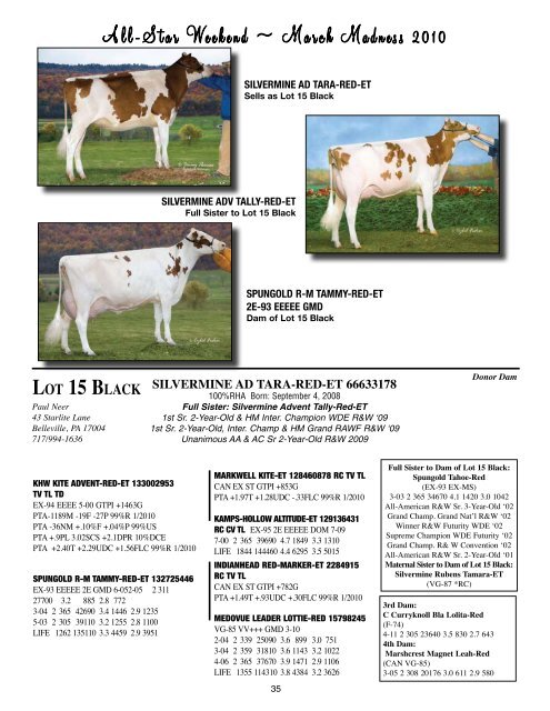 Full Catalog as PDF - Holstein World Online