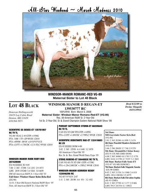 Full Catalog as PDF - Holstein World Online