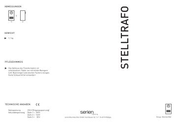 Ventilator Stelltrafo 2.0.FH9 - Serien.Lighting