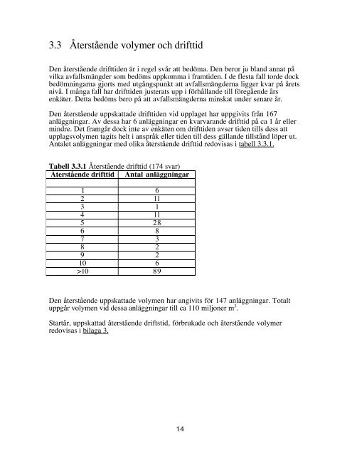 U2004:13 AvfallsanlÃ¤ggningar med deponering ... - Avfall Sverige