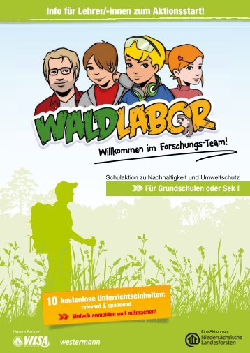 Informationsmaterial zur Aktion - Waldlabor