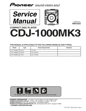 CDJ-1000MK3 - Audiofanzine