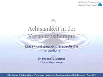 Dr. Michael S. Metzner - Leerheit.de