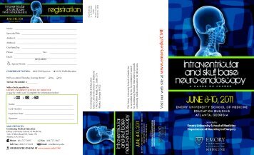 Intraventricular and Skull Base Neuro-Endoscopy brochure