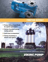 PUMPING ASPHALT - Viking Pump