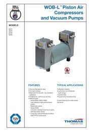 WOB-Lâ¢ Piston Air Compressors and Vacuum Pumps - Rtpumps.ch