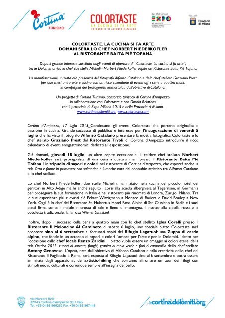 Download (.pdf) - Ufficio stampa - Dolomiti.org