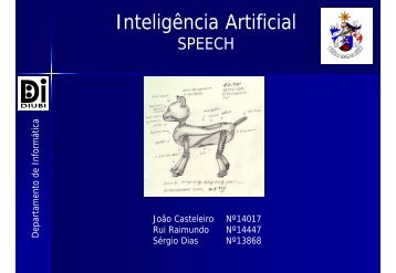 Inteligência Artificial - Departamento de Informática